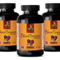 Health Heart Complex - BLOOD PRESSURE SUPPORT - Cardiovascular Supplement -3 Bot