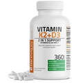 Bronson Vitamin K2 (MK7) with D3 Supplement Non-GMO Formula 5000 IU 360 Caps