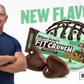 Robert Irvine's FIT CRUNCH Whey Protein Baked Bar MINT CHOCOLATE CHIP - 9 BARS