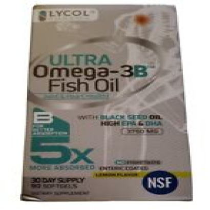 Omega 3B Fish Oil Joint And Heart Health 90 Soft Gels NSF NEW
