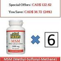 90 C MSM Methyl-Sulfonyl-Methane 1000 mg - Natural Factors