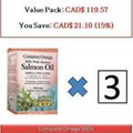 180 S Complete Omega 100% Wild Alaskan Salmon Oil 1300 mg - Natural Factors