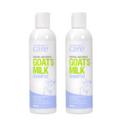 2x Pharmacy Care Goat's Milk Shampoo 250ml