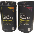 2 Pack Rule 1 Train BCAA 30 Serv Intra Workout 450g Amino Electrolytes Fitness