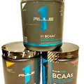 3 Pack Rule 1 BCAA 30 Serv 2:1:1 Pineapple Fruit Punch Unflavored Amino Acid