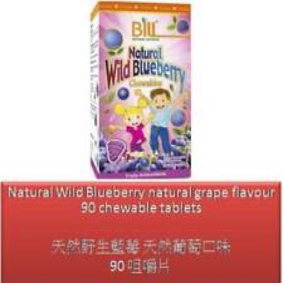 90 T Natural Wild Blueberry natural grape flavour - Bill Natural Sources