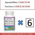 60 V Stress-Relax Mind Retreat + GABA, Lemon Balm & Magnesium - Natural Factors