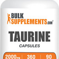 BULKSUPPLEMENTS.COM Taurine Capsules - Taurine Supplement, Taurine 2000Mg, Amino