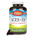 Carlson - ACES + Zn, Vitamins A, C, E + Selenium & Zinc, Cellular Health & Immune Support, Antioxidant, 180 Softgels