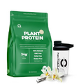 Pure-Product Australia-Vegan Pea and Rice Protein Isolate Powder- Vanilla 11 lbs with Glass Shaker-Gluten Free-Non-GMO