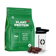 Pure-Product Australia-Vegan Pea and Rice Protein Isolate Powder- Chocolate 11 lbs with Glass Shaker-Gluten Free-Non-GMO