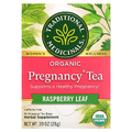 Traditional Medicinals, Organic Pregnancy Tea, Raspberry Leaf, Caffeine Free, 16 Wrapped Tea Bags, 0.99 oz (28 g)