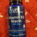 Life Extension Vitamin B3 Niacin/SEAL IS BROKEN BUT 99 PILLS REMAIN/ EXP 03-2023