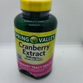 Spring Valley Cranberry Extract Tablets 500 mg 60 Caps  Exp 02/26 *Damaged* #L19