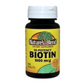 Biotin 1000 mcg 100 Tabs By Nature's Blend