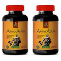 amino energy - AMINO ACIDS BCAA 1000mg - amino acids powder - 2 Bot 200 Capsules