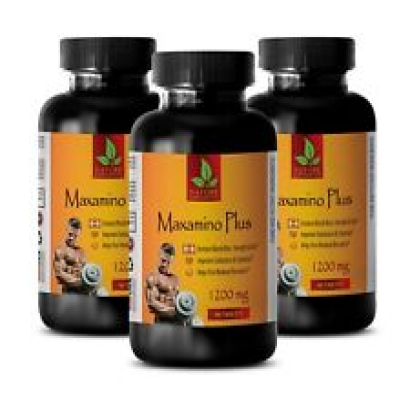 Amino Acids - MAXAMINO PLUS 1200 - Free From Fat 3 bottles 270 tablets