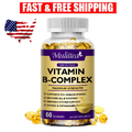 Vitamin B Complex,Vitamins B1, B2, B3, B5, B6, B8,B12,Energy, Metabolism Aid~