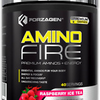 Forzagen Amino Fire 40 Servings, Energy Blend with BCAAS (Raspberry Iced Tea)