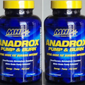 MHP ANADROX Pump & Burn Nitric Oxide Fat Burning 112 Capsules 2 PACK 224 Caps
