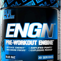 EVL Intense Pre Workout with Creatine - Powder Drink for Blue Raz