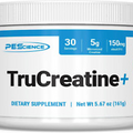 PEScience TruCreatine+, Pure Creatine Monohydrate and ElevATP Powder, White