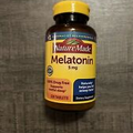Nature Made Melatonin 5 mg sleep supplement support restful sleep 220 Tablets