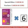 30 V BioCoenzymated Riboflavin 5 Phosphate 50 mg (Vitamin B2) - Natural Factors