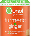 Qunol Turmeric and Ginger Gummies, Gummy with 500Mg Turmeric + 50Mg Ginger, Join