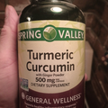 Spring Valley Turmeric Curcumin 500mg - 250 Vegetarian Capsules
