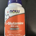 Now Foods L-glutamine 500 Mg 120 Veg Caps Exp 8/25