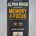 Onnit Alpha Brain Memory & Focus Dietary Supplement 30 Capsules