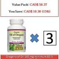 30 S Oregano of Oil 180 mg minimum 80 % carvacrol - Natural Factors