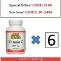 180 T Vitamin C 1000 mg plus Bioflavonoids & Rosehips - Natural Factors
