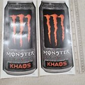 Monster Energy Drink Logo Claw 12” X 5” Sticker Decal Sponsor Kit 2 Sheets Orang