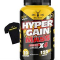 Wild Buck Hyper Gain Mass X4 Pure Lean Muscle Mass Gainer 120 Tablets Free Ship