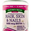 Nature's Truth Superior Strength Hair/Skin/Nails with Argan/Coconut...