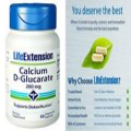 Life Extension Calcium D-Glucarate 200 Mg, 60 vegetarian capsules 60ct