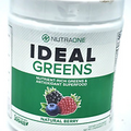 NutraOne Ideal Greens Natural Berry 9.7 oz NUTRIENT RICH SUPERFOOD, EXP 01/2024