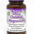 Bluebonnet Albion Chelated Buffered Magnesium 200 mg, 120 Vegetarian Capsules...