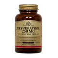 Resveratrol with Red Wine Extract 250 mg 60 S Gels By Solgar