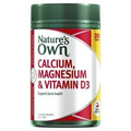 Nature's Own Calcium, Magnesium & Vitamin D for Bones + Muscles - 200 Tablets