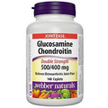 Webber Naturals Glucosamine & Chondroitin Sulfate 500/400 mg, 140 caplets {Im...
