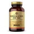Resveratrol with Red Wine Extract 250 mg 60 S Gels By Solgar