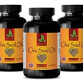 Omega 3-6-9 - CHIA SEEDS OIL Pills - Health hair skin nails - 3 Bottles