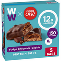 Fiber One Weight Watchers Fudge Chocolate Cookie Protein Bars 5 Count, 7.45...