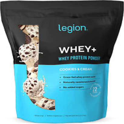LEGION Whey+ Whey Isolate Protein 78 Servings (Pack of 1), Cookies & Cream