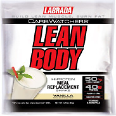 Labrada Carb Watchers Lean Body Vanilla Ice Cream 2.29 Ounce (Pack of 42)