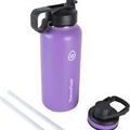 ThermoFlask Double Wall Vacuum Insulated Stainless Steel Water Bottle Plum