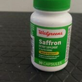 Walgreens Saffron 30mg Dietary Supplement for Mood Support 30 Capsules Exp 10/25